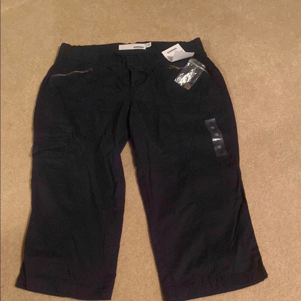 Black Cropped Pants